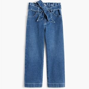 Crew cuts girls tie wasted paper bag jean size 6